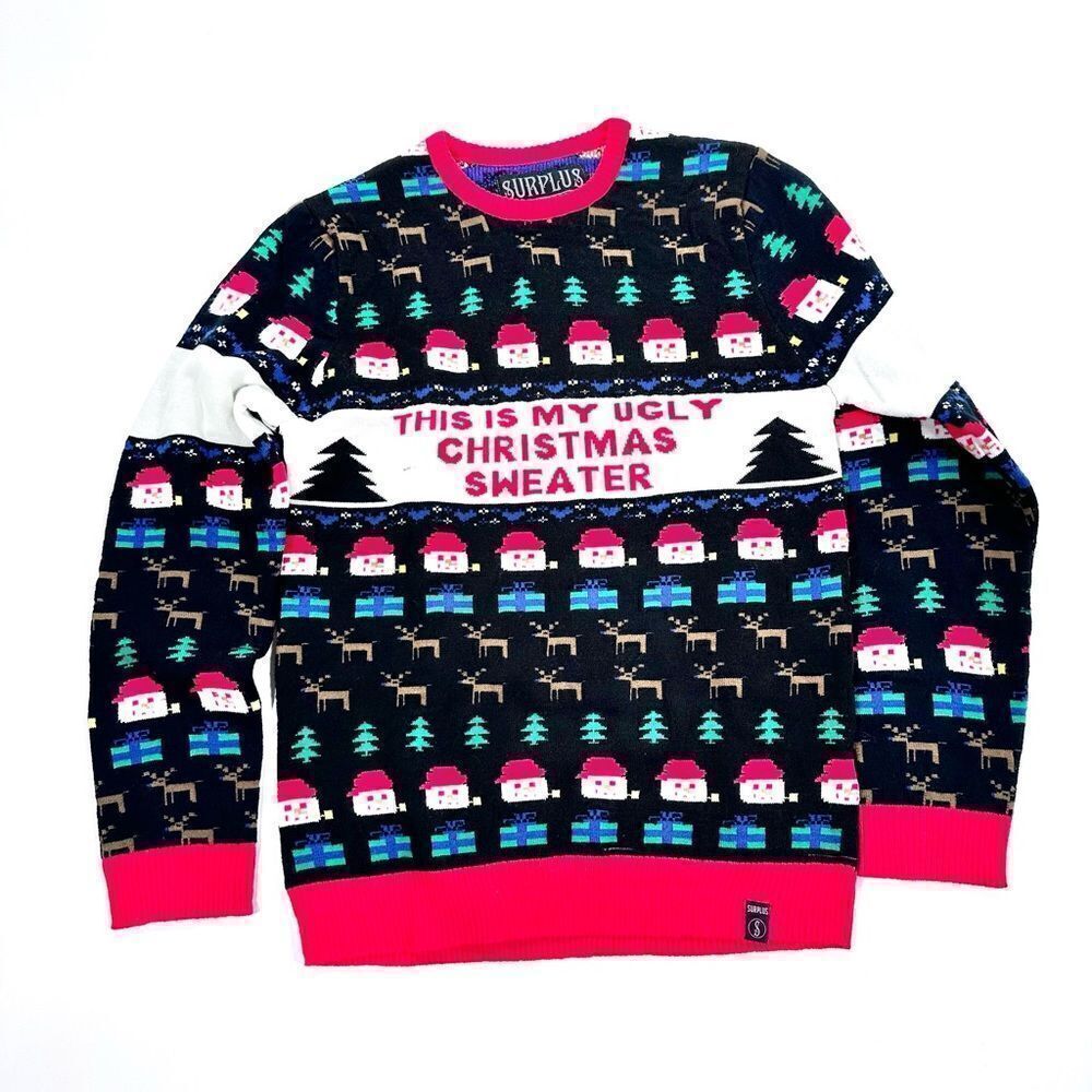 Ugly Christmas sweater “this is my ugly Christmas sweater” L